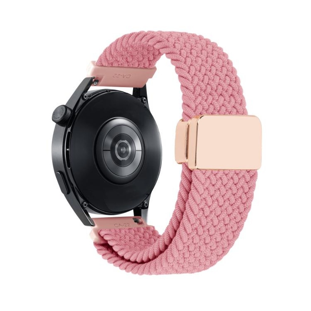 Nylon Braided λουράκι με μαγνητικό μαύρο κλείσιμο για το Garmin Venu 3 Pink Nylon Braided λουράκι με μαγνητικό μαύρο κλείσιμο για το Garmin Venu 3 Pink