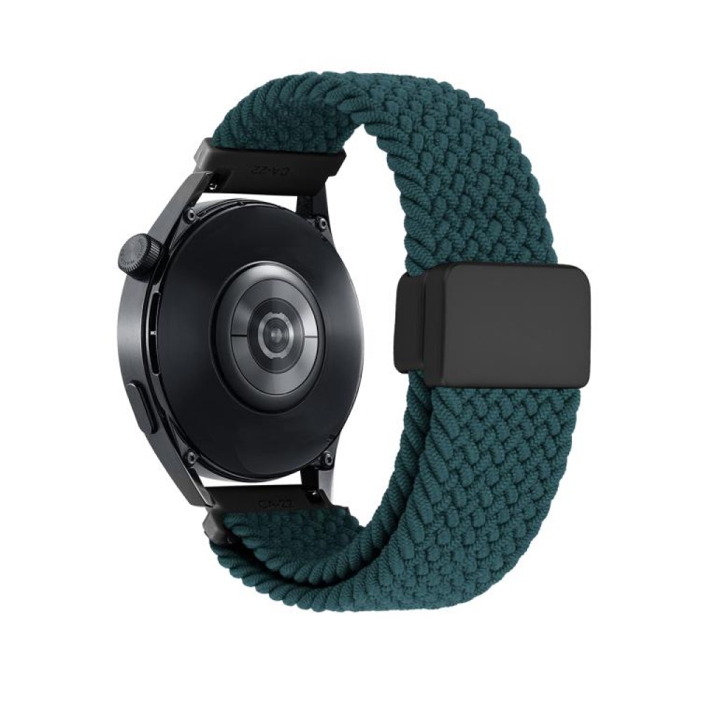 Nylon Braided λουράκι με μαγνητικό μαύρο κλείσιμο για το Garmin Venu 3 Jungle Green Nylon Braided λουράκι με μαγνητικό μαύρο κλείσιμο για το Garmin Venu 3 Jungle Green