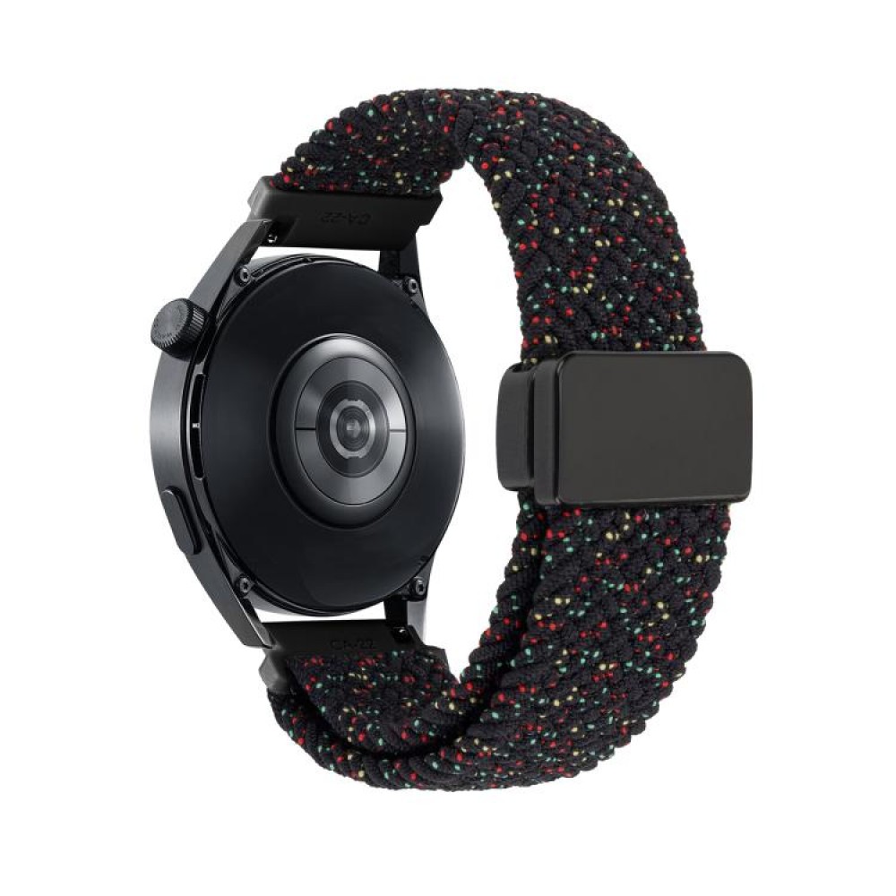 Nylon Braided λουράκι με μαγνητικό μαύρο κλείσιμο για το Garmin Venu 3 Starlight Black Nylon Braided λουράκι με μαγνητικό μαύρο κλείσιμο για το Garmin Venu 3 Starlight Black
