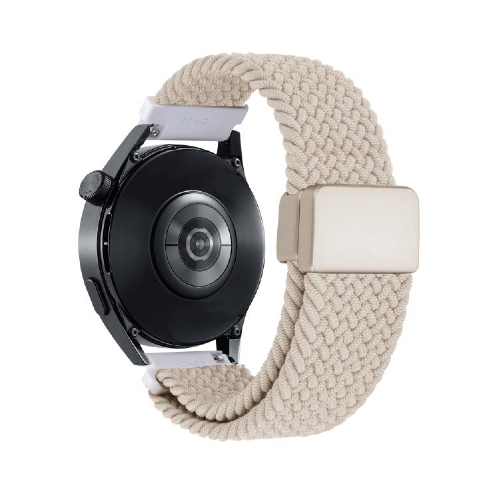 Nylon Braided λουράκι με μαγνητικό μαύρο κλείσιμο για το Garmin Venu 3 Starlight Color Nylon Braided λουράκι με μαγνητικό μαύρο κλείσιμο για το Garmin Venu 3 Starlight Color