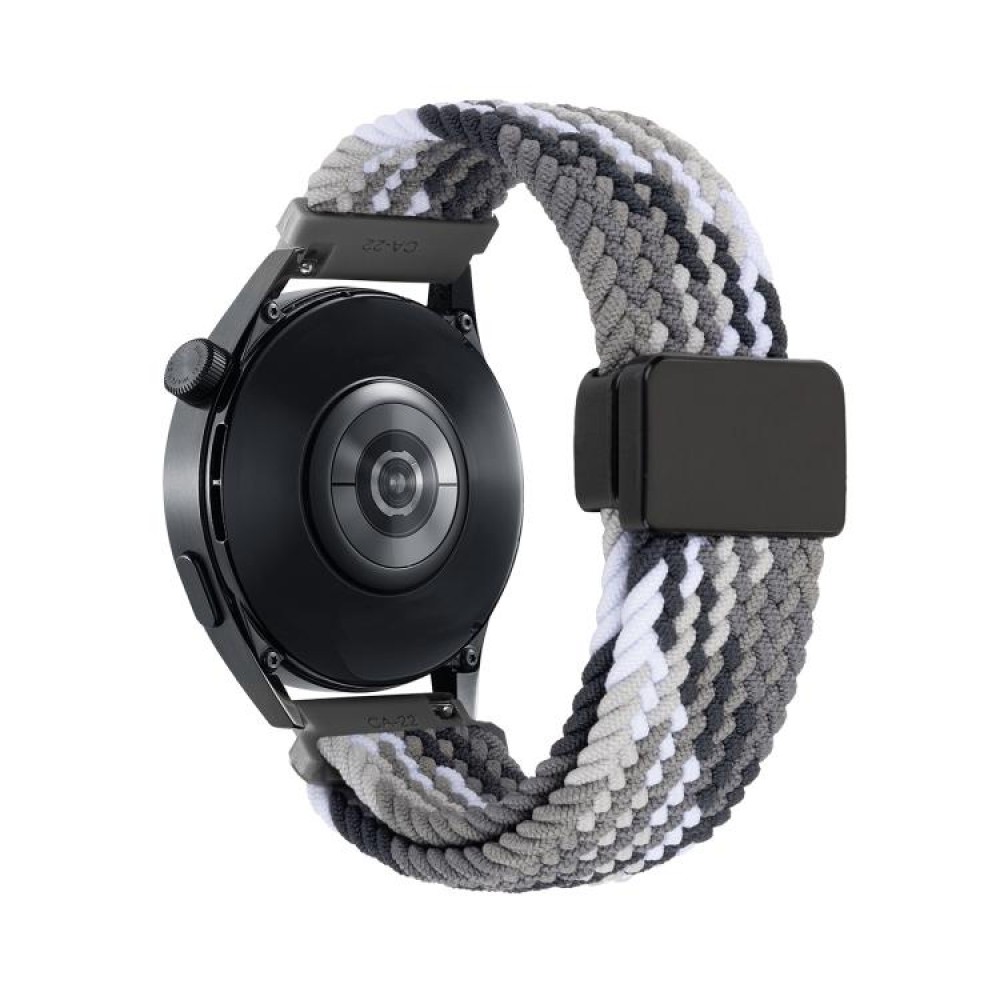 Nylon Braided λουράκι με μαγνητικό μαύρο κλείσιμο για το Garmin Venu 3 Duck Down Black