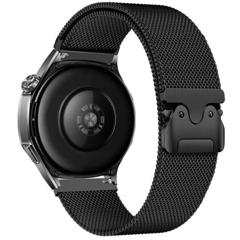Μεταλλικό λουράκι milanese με Parachute Buckleγ για το Garmin Venu 3 Black
