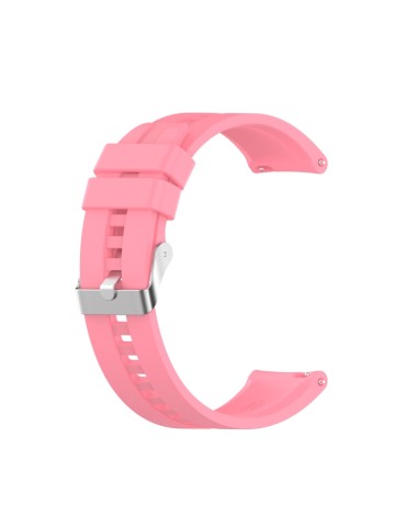 Λουράκι σιλικόνης με ασημί κούμπωμα Για Το HiFuture HiGear -(Pink)