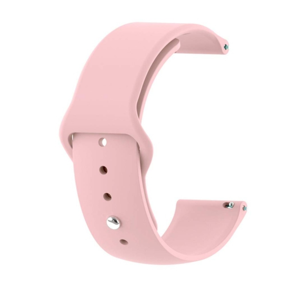 Λουράκι σιλικόνης με εσωτερικό κούμπωμα για το Galaxy Watch 46mm/GEAR S3 CLASSIC / FRONTIER / Watch 3 (45mm)-(Pink)