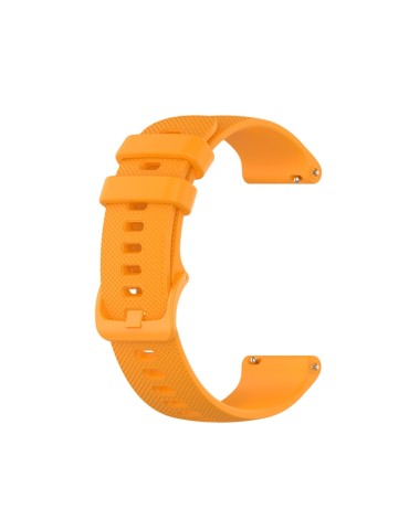 Λουράκι σιλικόνης rhombus pattern για το Xiaomi Mi Watch -(Orange)