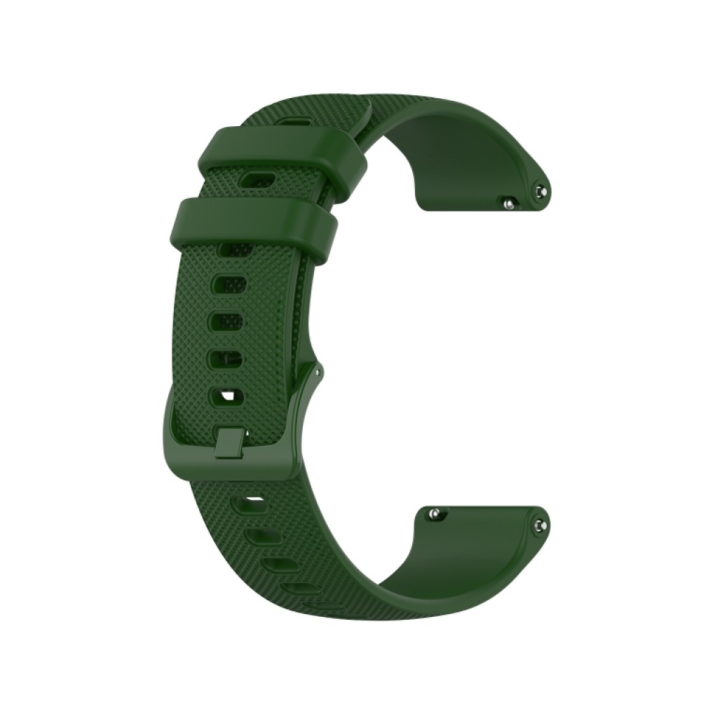 Λουράκι σιλικόνης rhombus pattern για το Galaxy Watch 46mm/GEAR S3 CLASSIC / FRONTIER / Watch 3 (45mm)-(Dark Green)