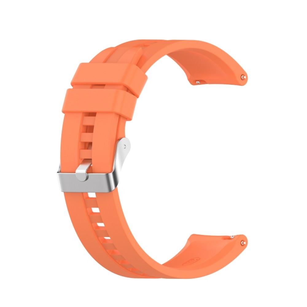 Λουράκι σιλικόνης με ασημί κούμπωμα Για Το Galaxy Watch 46mm/GEAR S3 CLASSIC / FRONTIER / Watch 3 (45mm)-Vitality Orange)