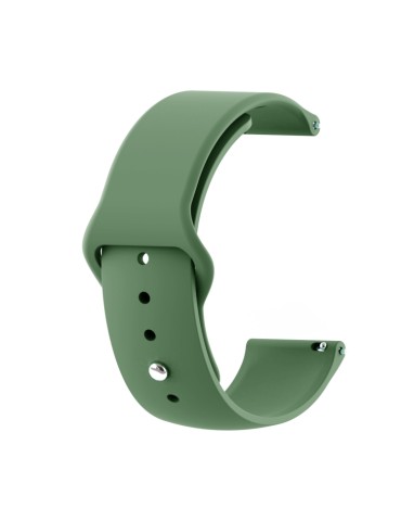 Λουράκι σιλικόνης με εσωτερικό κούμπωμα για το Xiaomi Mi Watch -(Army Green)