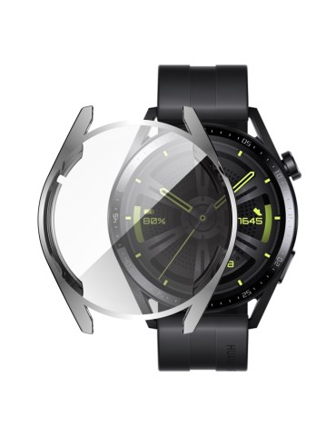 Θήκη προστασίας σιλικόνης με ενσωματωμένη προστασία οθόνης για το Huawei Watch GT 3 42mm - Silver