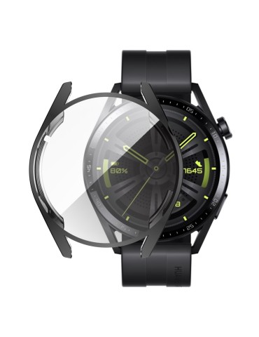 Θήκη προστασίας σιλικόνης με ενσωματωμένη προστασία οθόνη για το Huawei Watch GT 3 46mm - Black