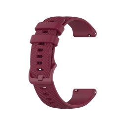 Λουράκι Σιλικόνης Rhombus Pattern Για Το   Huawei Watch 4 (46mm) / Watch 4 Pro (48mm)  Wine Red