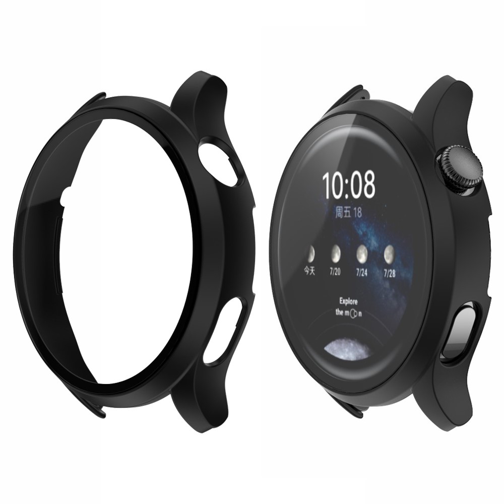 Σκληρή θήκη προστασίας με tempered glass για το Huawei Watch 3 (46mm)- Black