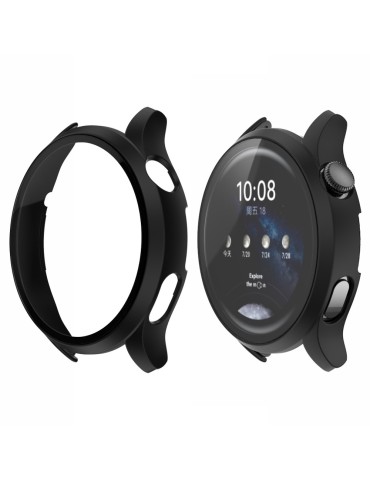 Σκληρή θήκη προστασίας με tempered glass για το Huawei Watch 3 (46mm)- Black