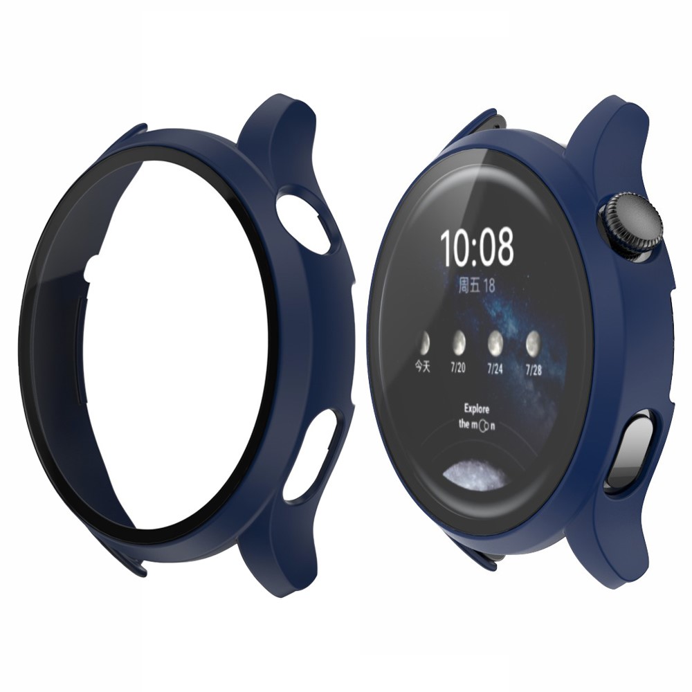 Σκληρή θήκη προστασίας με tempered glass για το Huawei Watch 3 (46mm) - Midnight Blue
