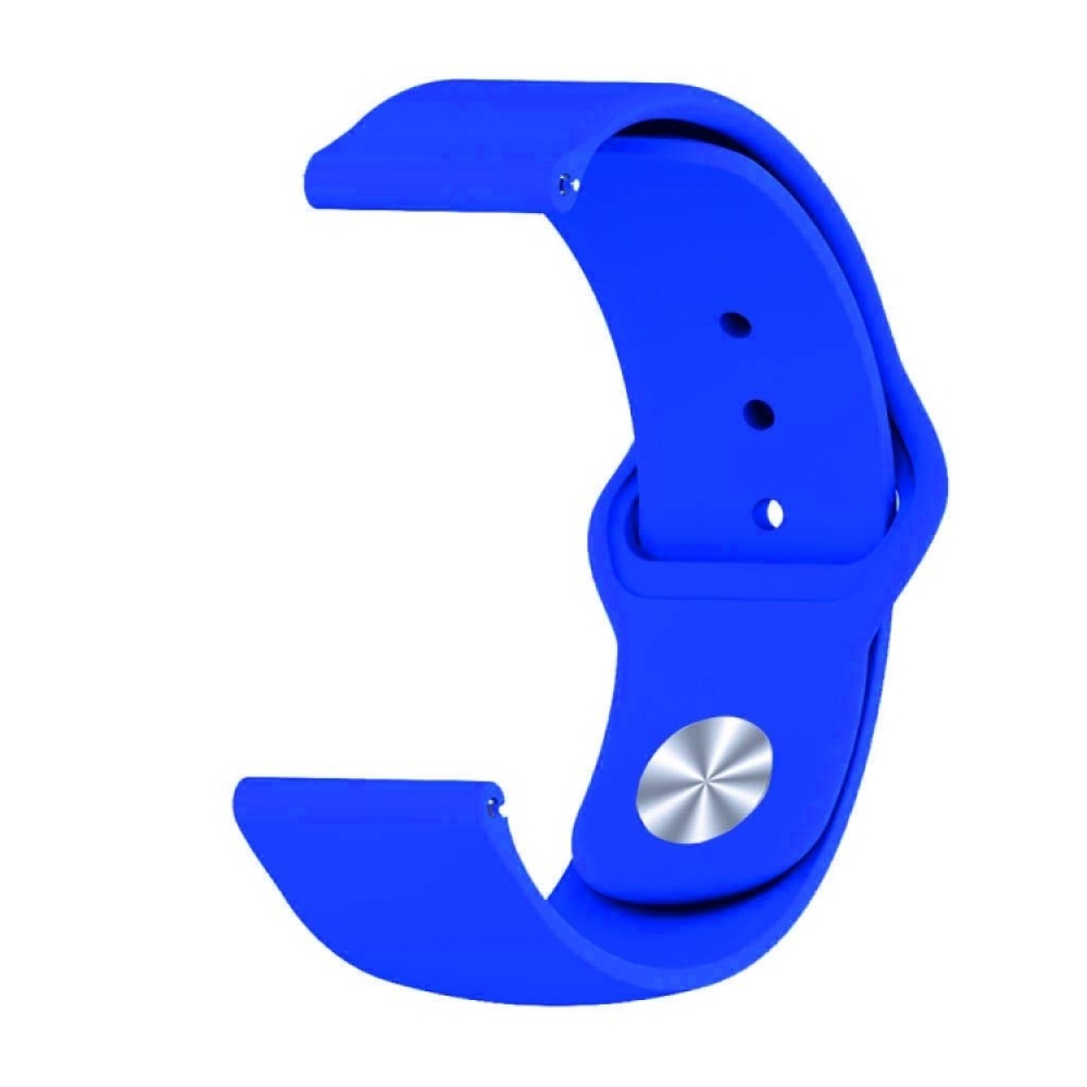 Λουράκι σιλικόνης με εσωτερικό κούμπωμα για το Galaxy Watch 46mm/GEAR S3 CLASSIC / FRONTIER / Watch 3 (45mm) - Blue