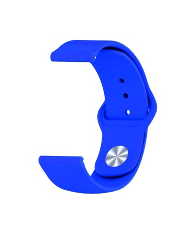 Λουράκι σιλικόνης με εσωτερικό κούμπωμα για το Realme Watch S - Blue