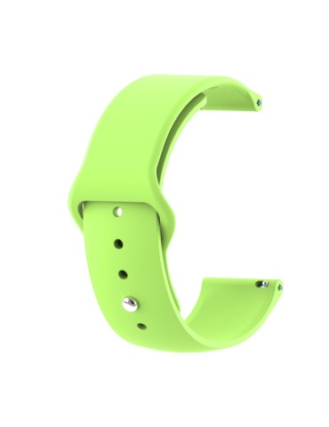 Λουράκι σιλικόνης με εσωτερικό κούμπωμα για το Realme Watch S - Grass green