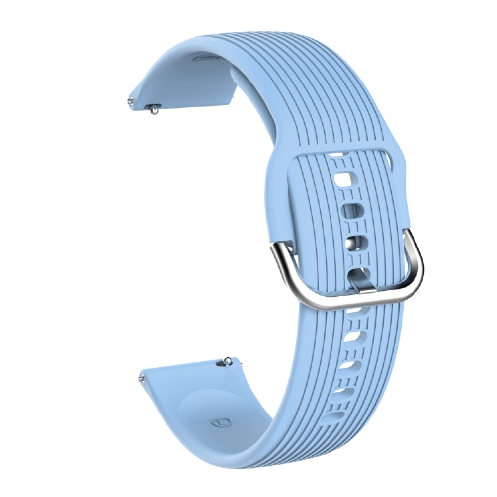 Λουράκι σιλικόνης vertical για το  Galaxy Watch 46mm/GEAR S3 CLASSIC / FRONTIER / Watch 3 (45mm) - Light Blue