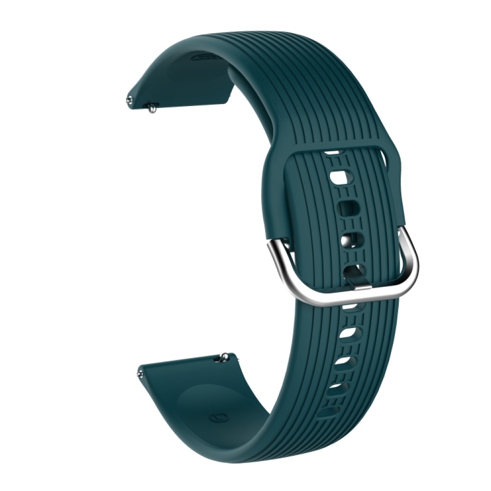 Λουράκι σιλικόνης vertical για το  Galaxy Watch 46mm/GEAR S3 CLASSIC / FRONTIER / Watch 3 (45mm) - Olive Green