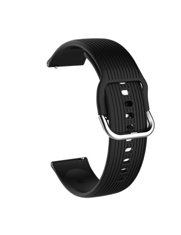 Λουράκι σιλικόνης vertical για το  Realme Watch S -  Black