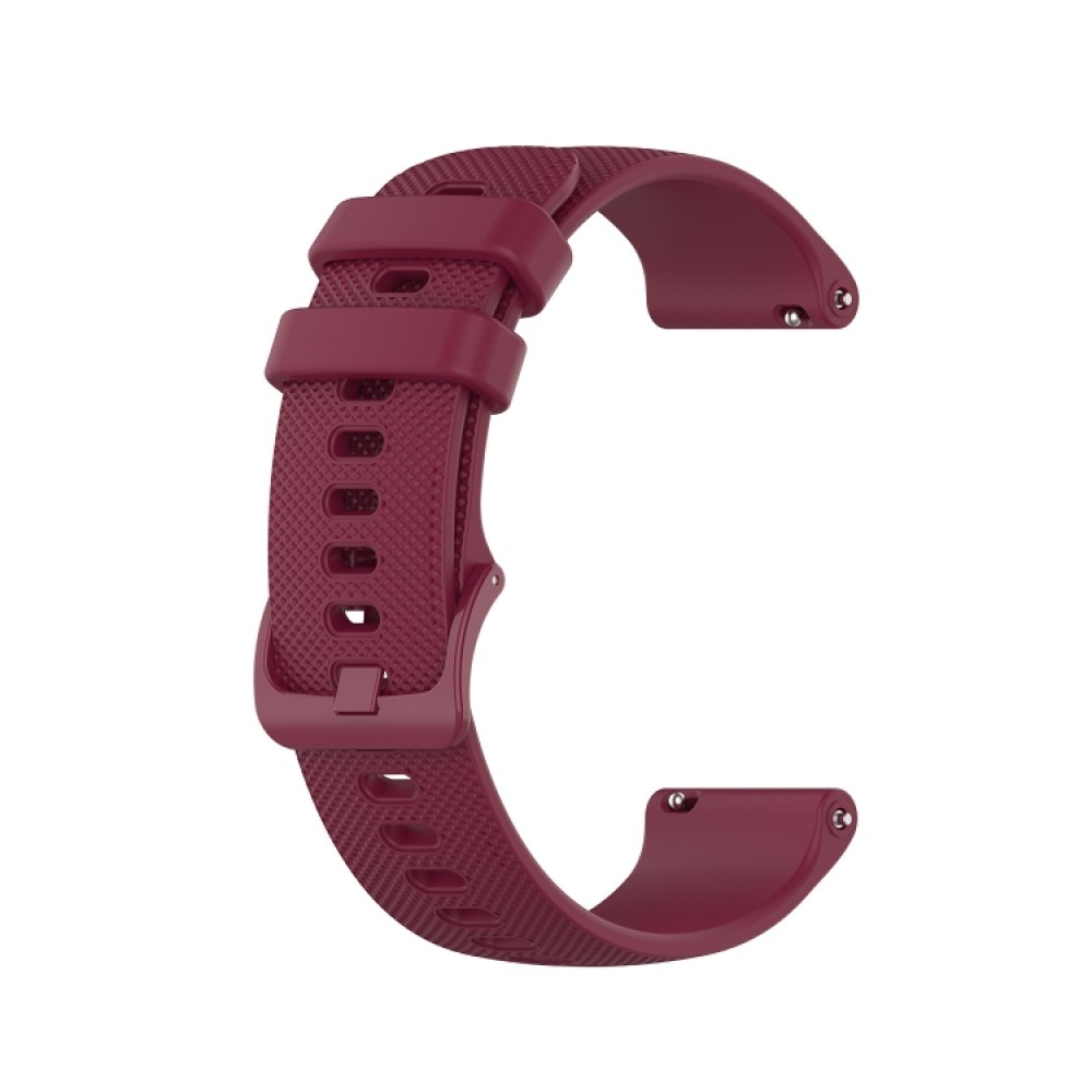 Λουράκι σιλικόνης rhombus pattern για το Galaxy Watch 46mm/GEAR S3 CLASSIC / FRONTIER / Watch 3 (45mm) - Wine Red