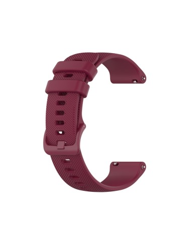 Λουράκι σιλικόνης rhombus pattern για το Galaxy Watch 46mm/GEAR S3 CLASSIC / FRONTIER / Watch 3 (45mm) - Wine Red