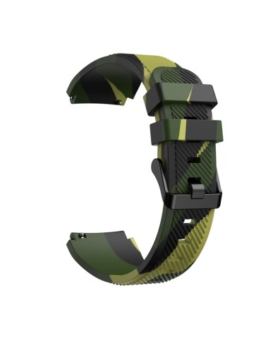 Λουράκι σιλικόνης Twill texture για το Galaxy Watch 46mm/GEAR S3 CLASSIC / FRONTIER / Watch 3 (45mm) - Army Green