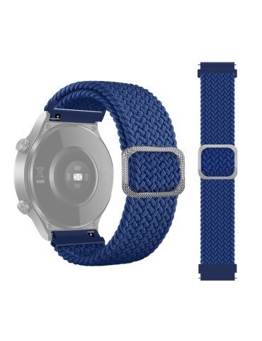 Nylon λουράκι Braided Rope για το  Huawei Watch 3 (46mm) / Huawei watch 3 Pro (48mm) / Huawei Watch GT 2 Pro (47mm) / Honor GS Pro 48mm - Blue