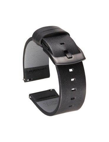 Δερμάτινο λουράκι square hole για το  Huawei Watch GT/GT 2 (46mm)/ GT 2e /GT Active/Honor Magic/Watch 2 Classic - Black