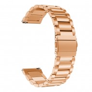 Μεταλλικό λουράκι stainless steel Για Το Huawei GT (42mm) /GT 2 (42mm)   - Rose Gold
