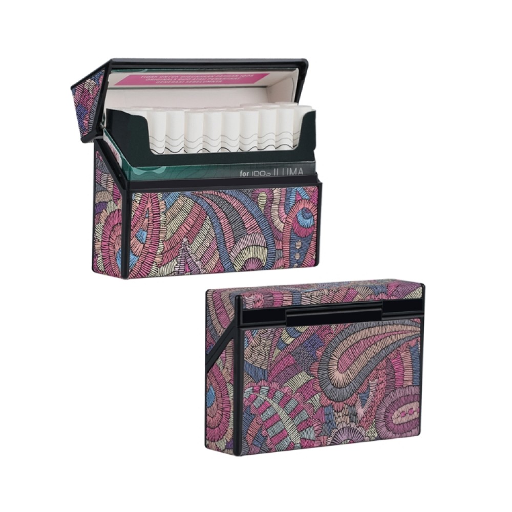Θήκη Grooved Leather PC για Terea Cashew Flower Purple