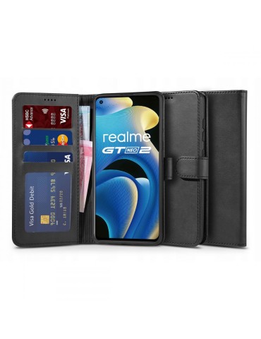 Θήκη Tech-Protect Wallet Black - REALME GT 2 5G / NEO 2 / NEO 3T