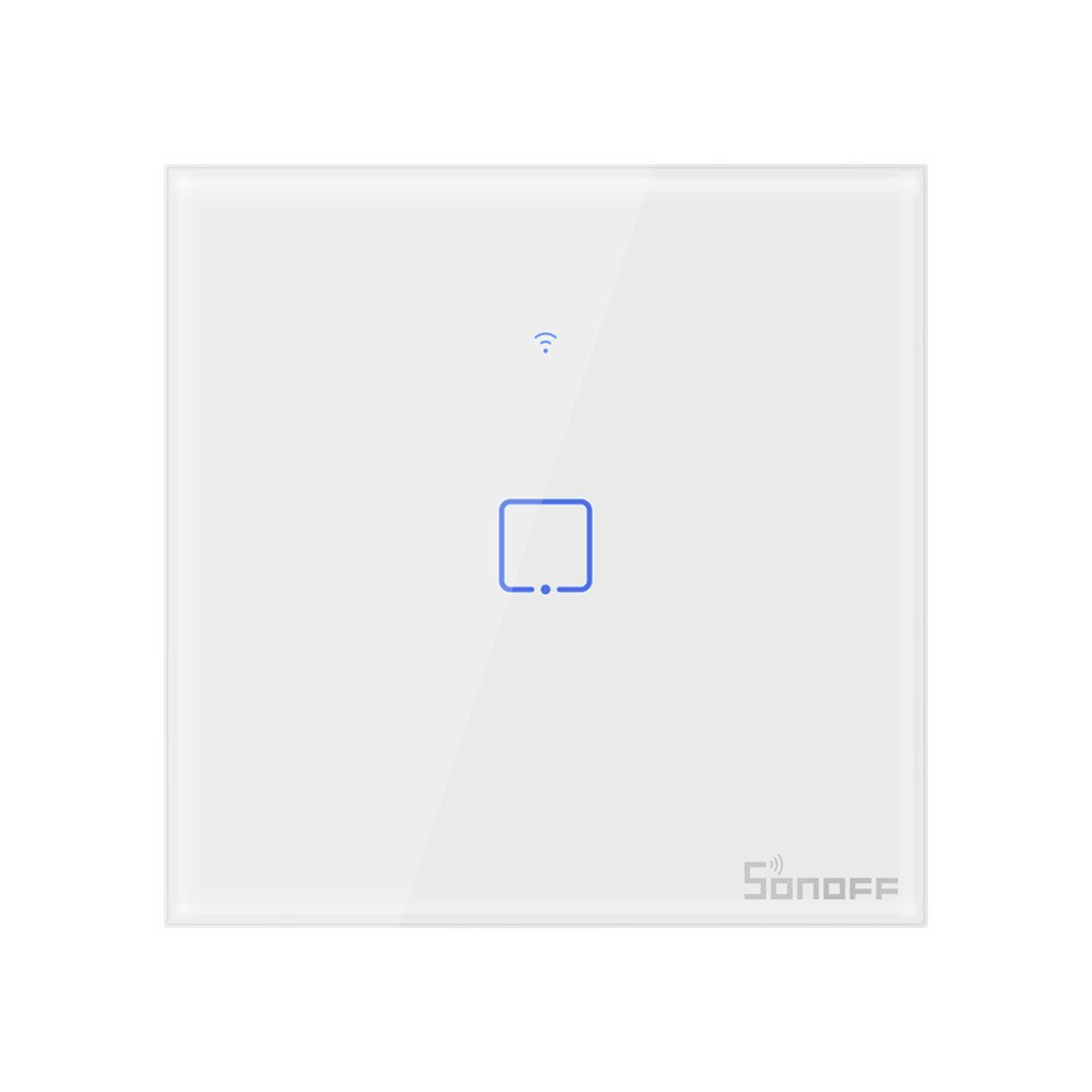 Sonoff Έξυπνος Διακόπτης T0EU1C-TX Wi-Fi Touch Switch EU  - White