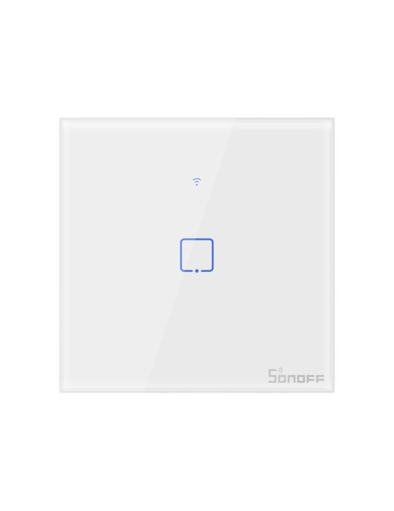 Sonoff Έξυπνος Διακόπτης T0EU1C-TX Wi-Fi Touch Switch EU  - White
