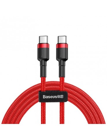 Καλώδιο Baseus Cafule Braided USB 2.0 USB-C male - USB-C male 2m CATKLF-H09- Red