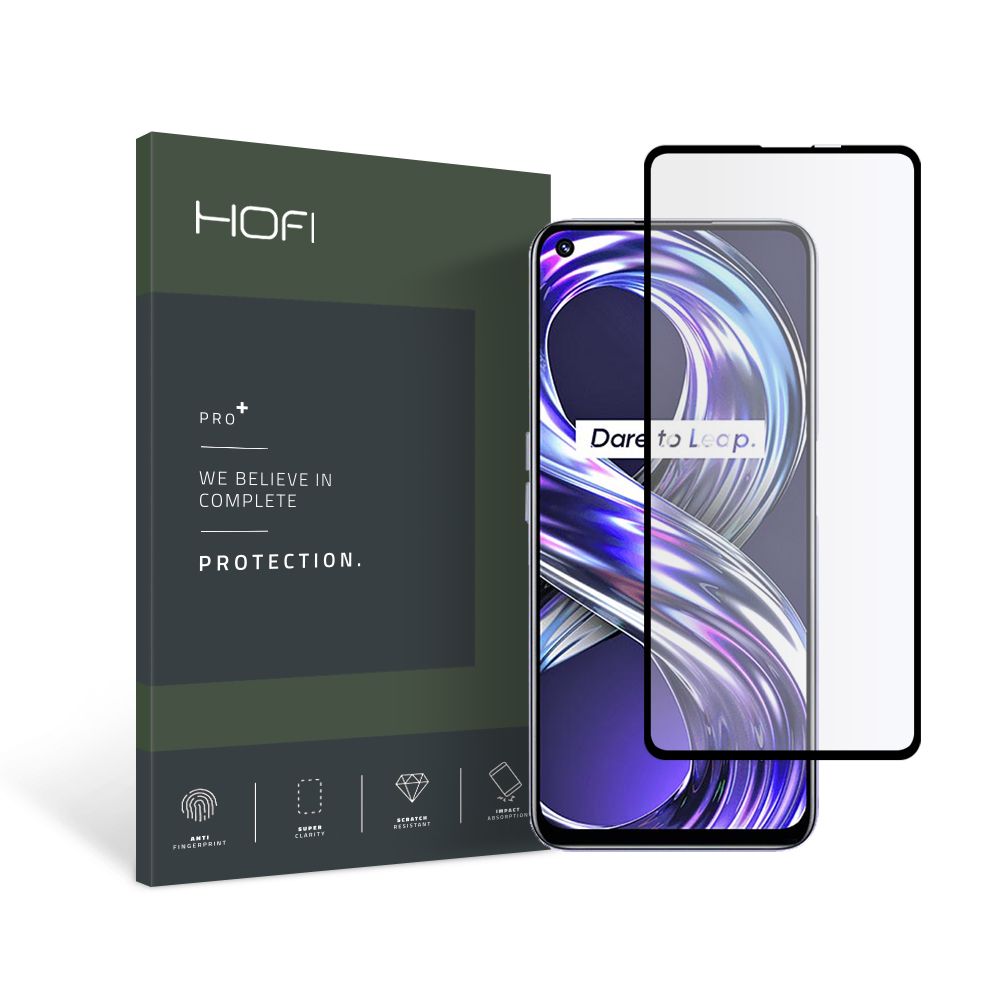 Hofi Προστασία Οθόνης Glass Pro για το REALME 8i -BLACK